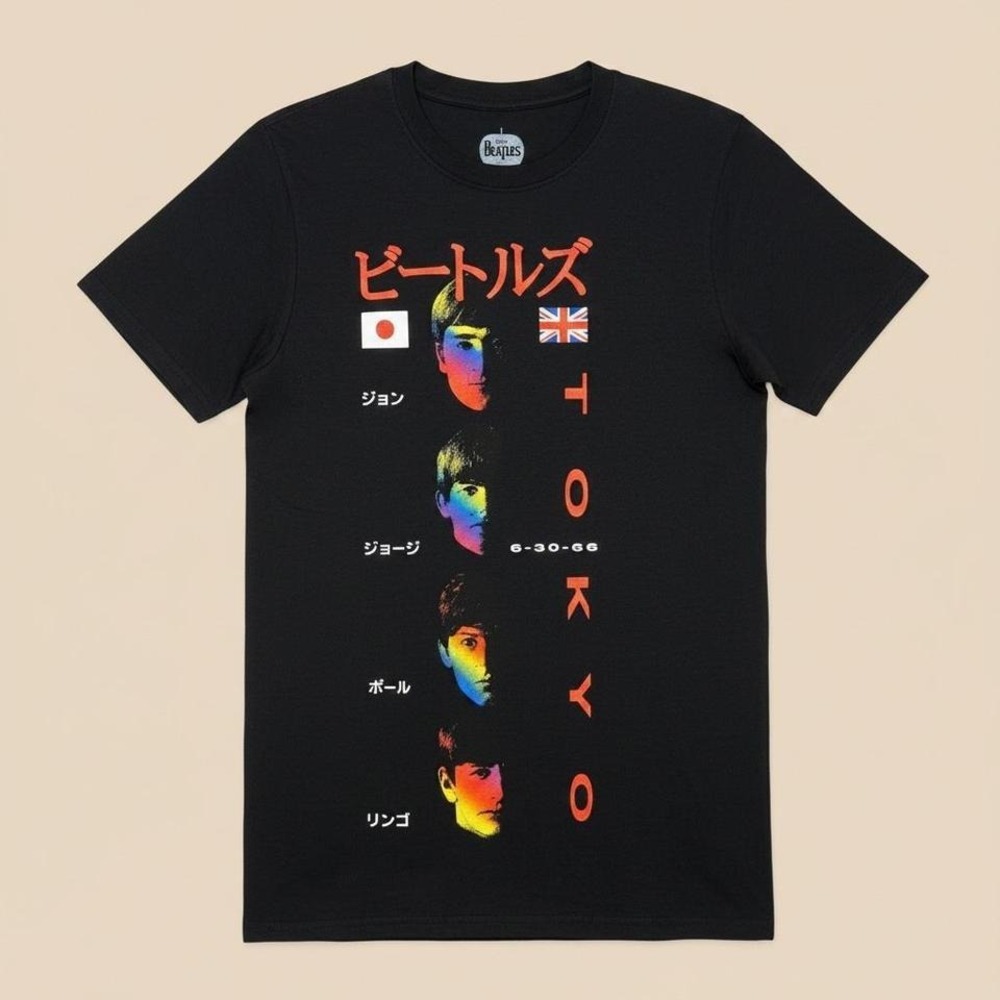 Beatles Tokyo 1966 Tour Graphic Tee Size S NWT